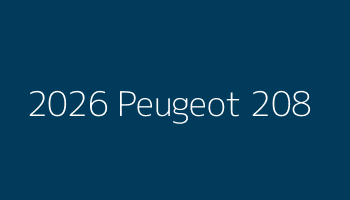 2026 Peugeot 208