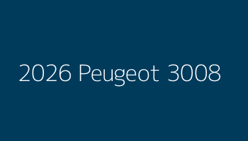 2026 Peugeot 3008