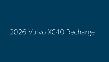 Volvo XC40 Recharge