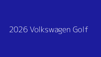 2026 Volkswagen Golf