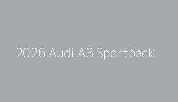 Audi A3 Sportback