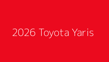 2026 Toyota Yaris