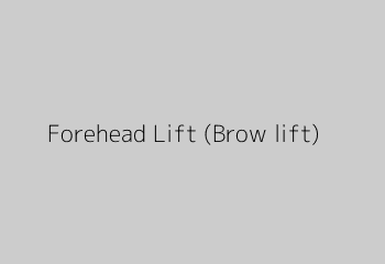 Forehead Lift (Brow lift)