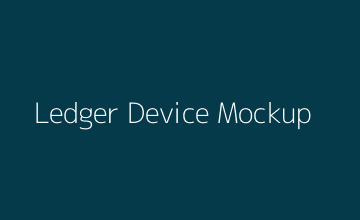 Ledger device mockup