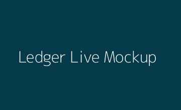 Ledger Live mockup