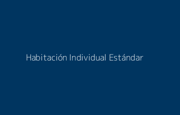habitación individual estándar  - HOTEL CRISARI