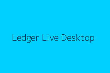 Ledger Live Desktop preview