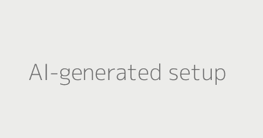 AI generated setup placeholder