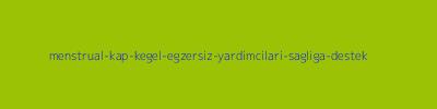 MENSTRUAL KAP ,KEGEL EGZERSİZ YARDIMCILARI SAĞLIĞA DESTEK 