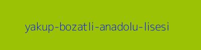 YAKUP BOZATLI ANADOLU LİSESİ