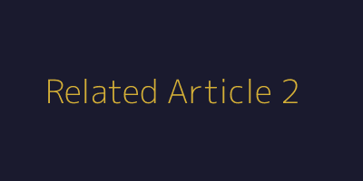 Related Article 2