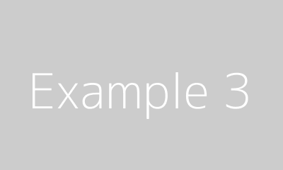 Example 3