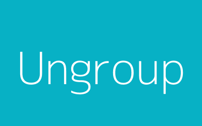 Ungroup Tool