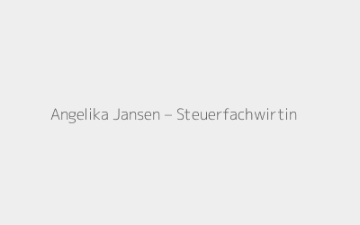 Angelika Jansen – Steuerfachwirtin