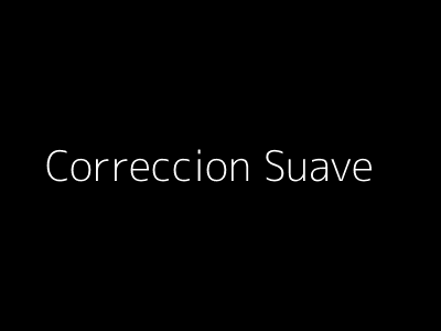 Corrección Gradual y Suave