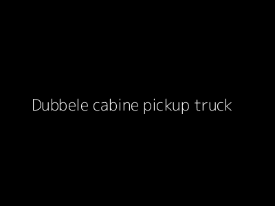 Dubbele cabine pick-up truck