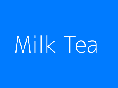 Milk Tea
