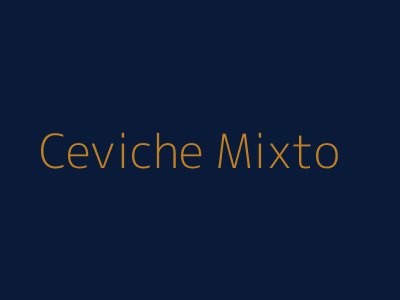 Ceviche Mixto Carretillero