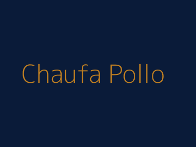 Arroz Chaufa de Pollo