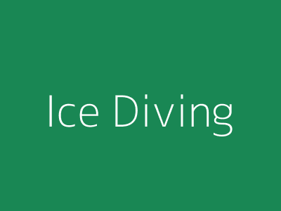 Ice Diving