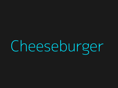 Bosphorus Grill – Cheeseburger