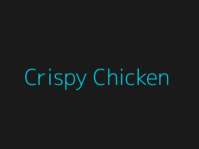 Bosphorus Grill – Crispy+Chicken
