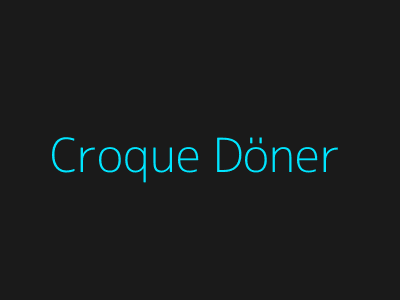 Bosphorus Grill – Croque Döner