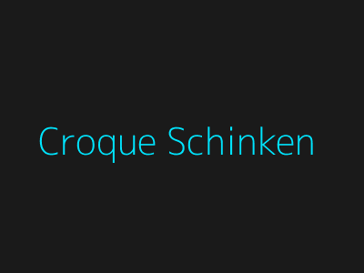 Bosphorus Grill – Croque Schinken
