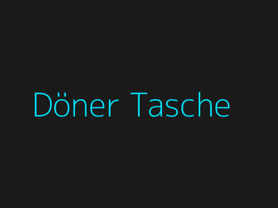 Bosphorus Grill – Döner Tasche