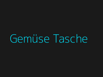 Bosphorus Grill – Gemüse Tasche