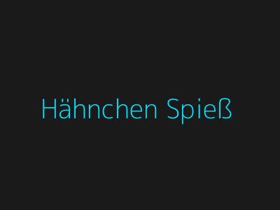 Bosphorus Grill – Hähnchen Spieß