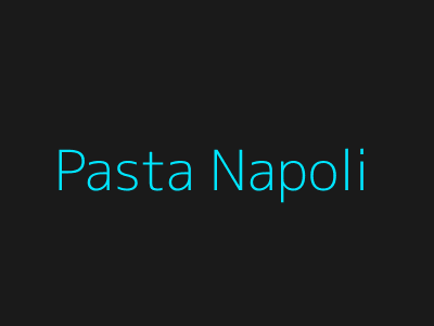 Bosphorus Grill – Pasta Napoli
