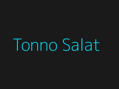 Bosphorus Grill – Tonno Salat