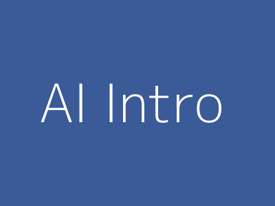 Introduction to AI