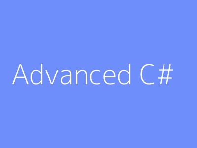 Advanced C#