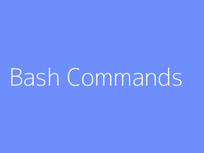 Bash Commands