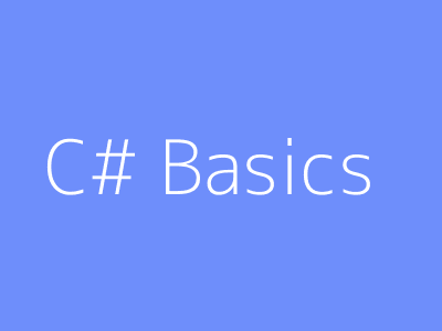 C# Basics