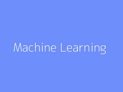 Machine Learning