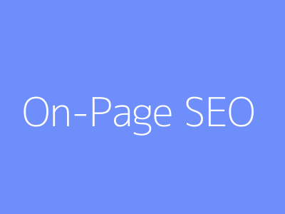 On-Page SEO