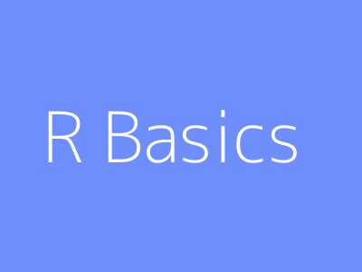 R Basics