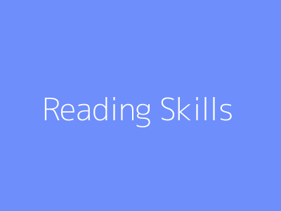 Reading Skills