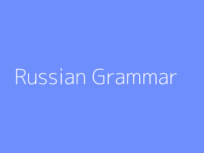 Russian Grammar