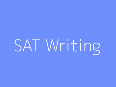 SAT Writing