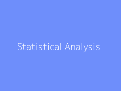 Statistical Analysis