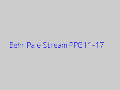 Behr Pale Stream PPG11-17 paint swatch