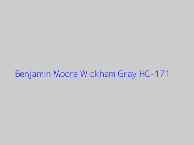 Benjamin Moore Wickham Gray HC-171 paint swatch