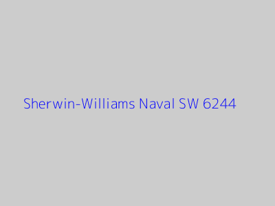 Sherwin-Williams Naval SW 6244 paint swatch