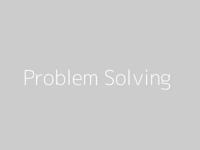 Problem Solving Example