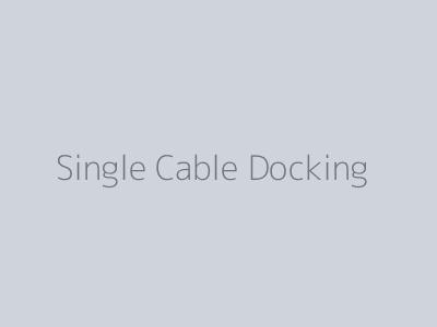 Single Cable Docking