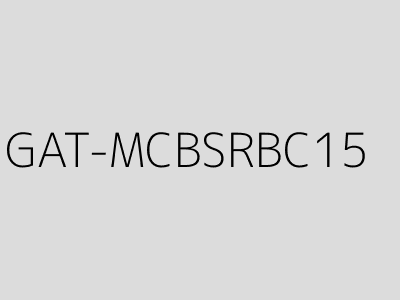 GAT-MCBSRBC15